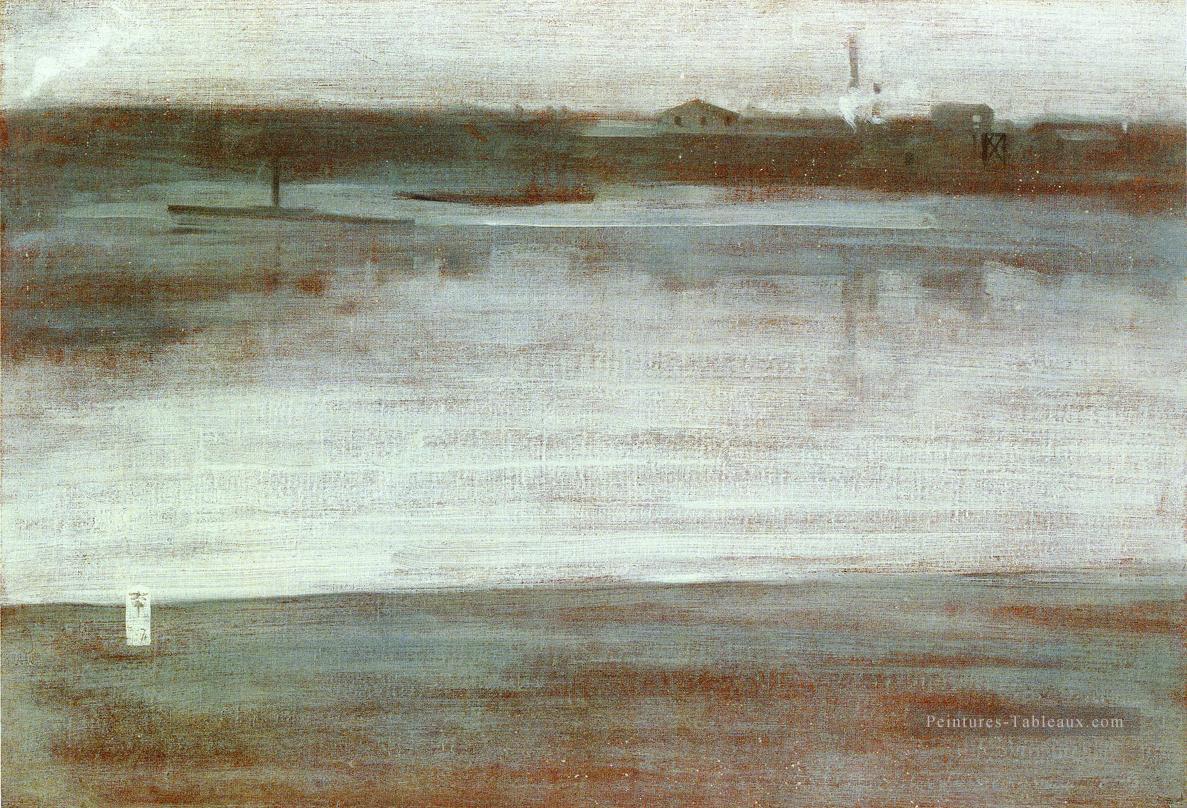 Symphonie en gris Tonnerre tôt le matin James Abbott McNeill Whistler Peintures à l'huile